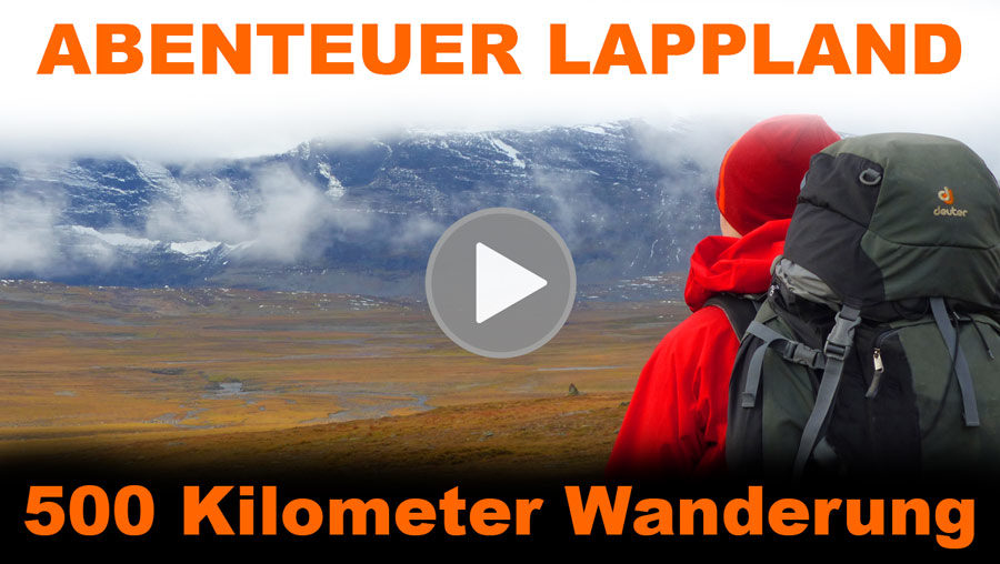 Teil 1 unseres „Abenteuer Lappland | 500 Km Trekking Nordkalottleden“ Films